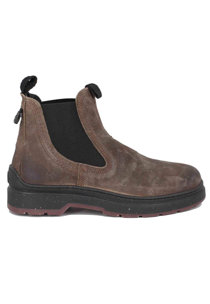 Spatarella Stivaletti chelsea boot uomo in camoscio vintage taupe Red Rock Suede Novità