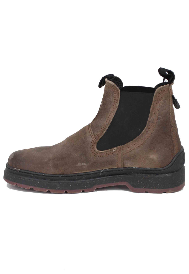 Spatarella Stivaletti chelsea boot uomo in camoscio vintage taupe Red Rock Suede Novità