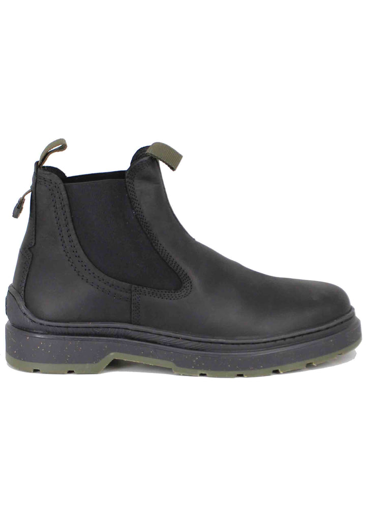 Spatarella Stivaletti chelsea boot uomo in pelle vintage nera Red Rock Presa