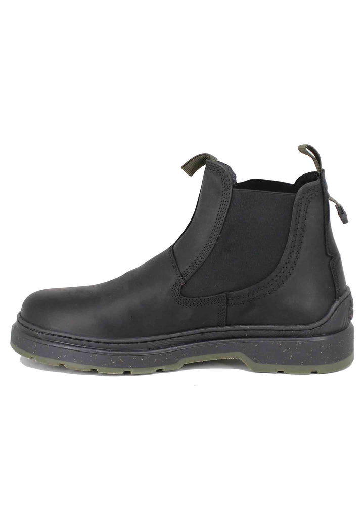 Spatarella Stivaletti chelsea boot uomo in pelle vintage nera Red Rock Presa