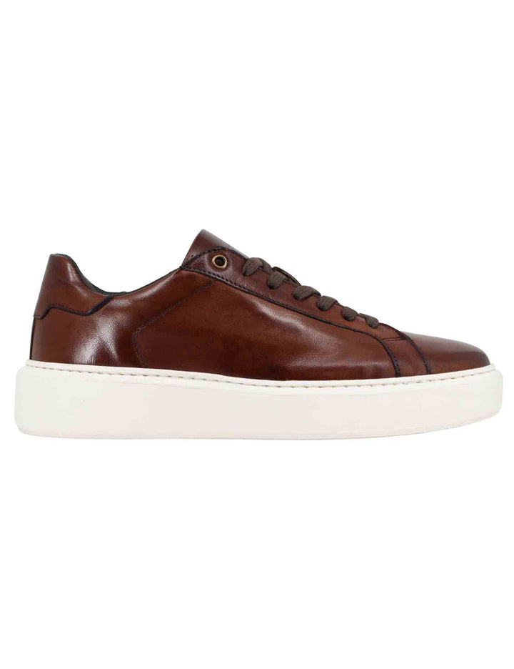 Spatarella Sneakers uomo in pelle cuoio con suola alta ulta light Comprare a buon mercato