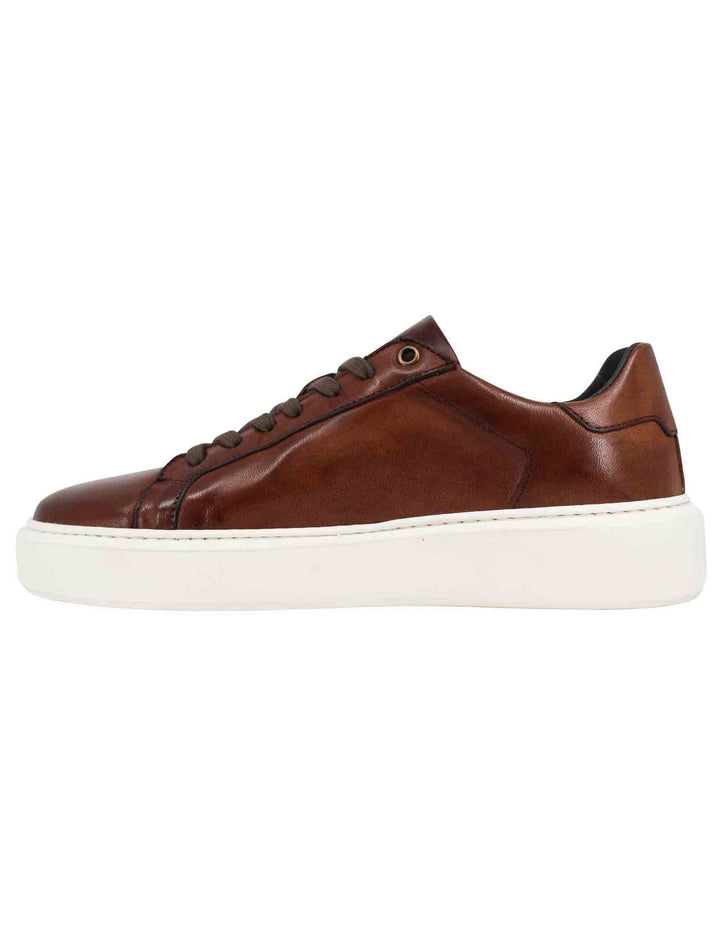 Spatarella Sneakers uomo in pelle cuoio con suola alta ulta light Comprare a buon mercato