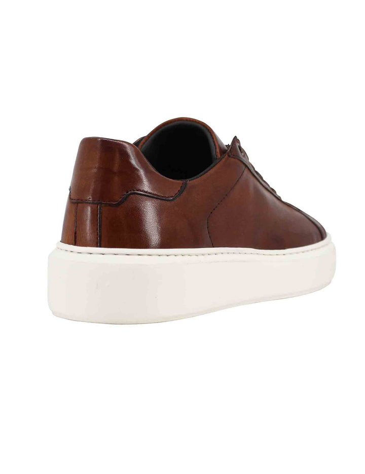 Spatarella Sneakers uomo in pelle cuoio con suola alta ulta light Comprare a buon mercato