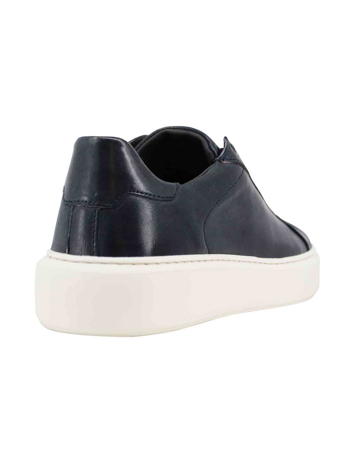 Spatarella Sneakers uomo in pelle blu con suola alta ulta light Grande vendita