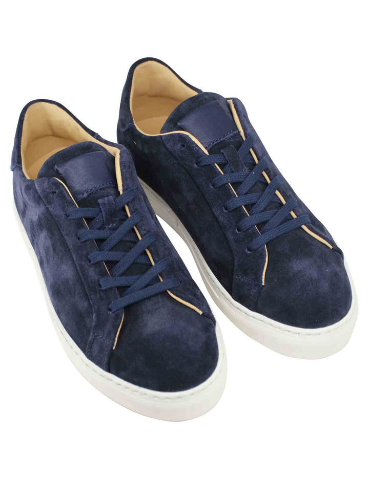 Spatarella Sneakers uomo in camoscio blu Black Friday