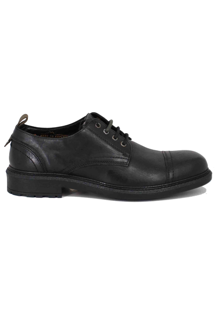 Spatarella Stringate uomo in pelle nera Maywood Super Saving Price