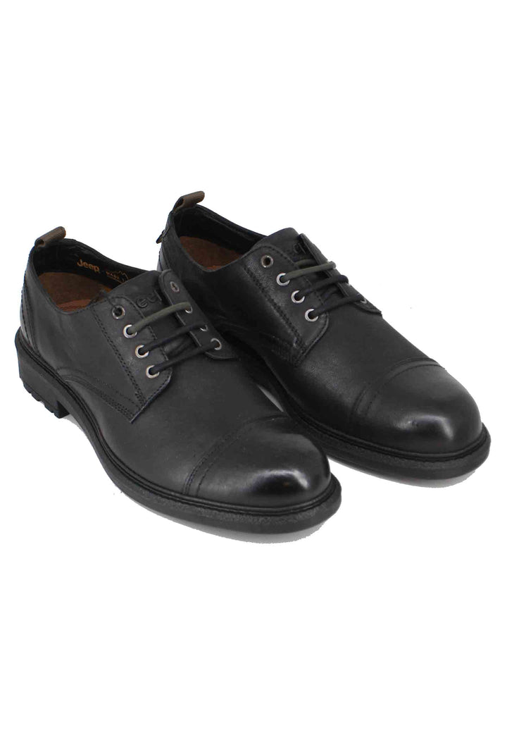 Spatarella Stringate uomo in pelle nera Maywood Super Saving Price