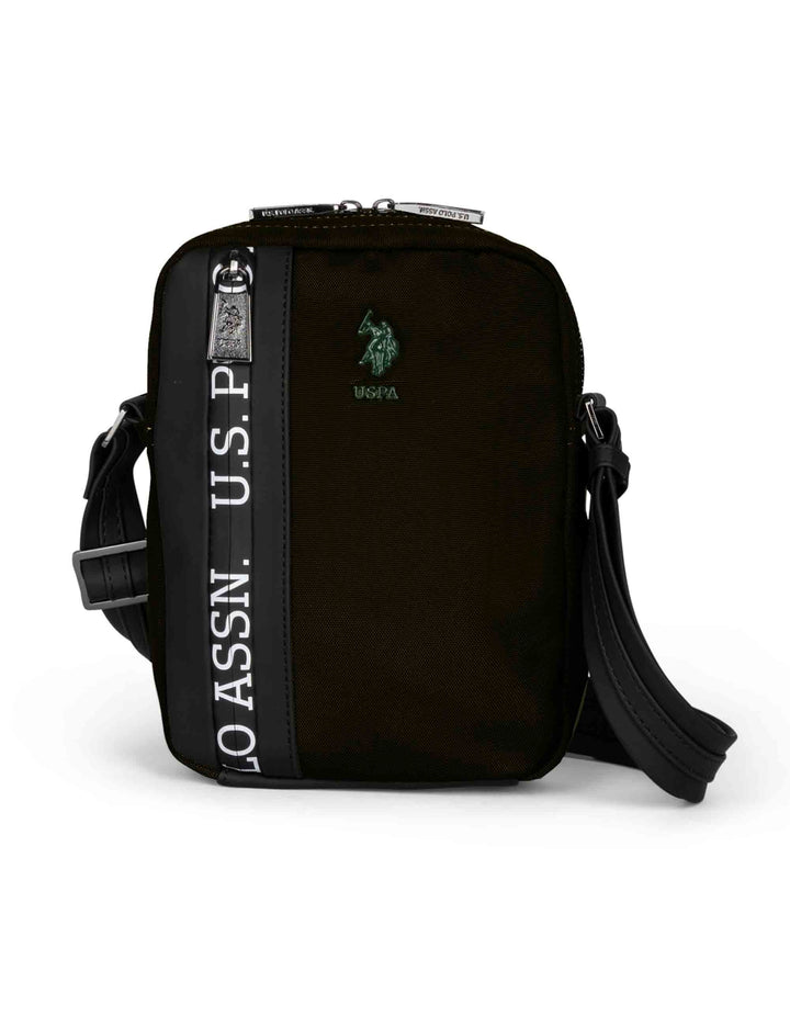 Spatarella Borselli uomo Oliver in nylon nero Officina