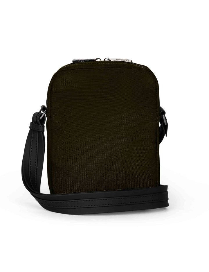 Spatarella Borselli uomo Oliver in nylon nero Officina