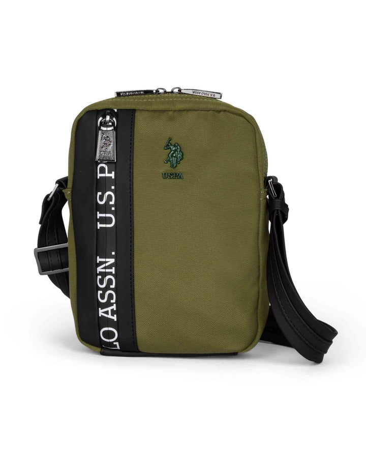 Spatarella Borselli uomo Oliver in nylon verde Limitato a 3 giorni