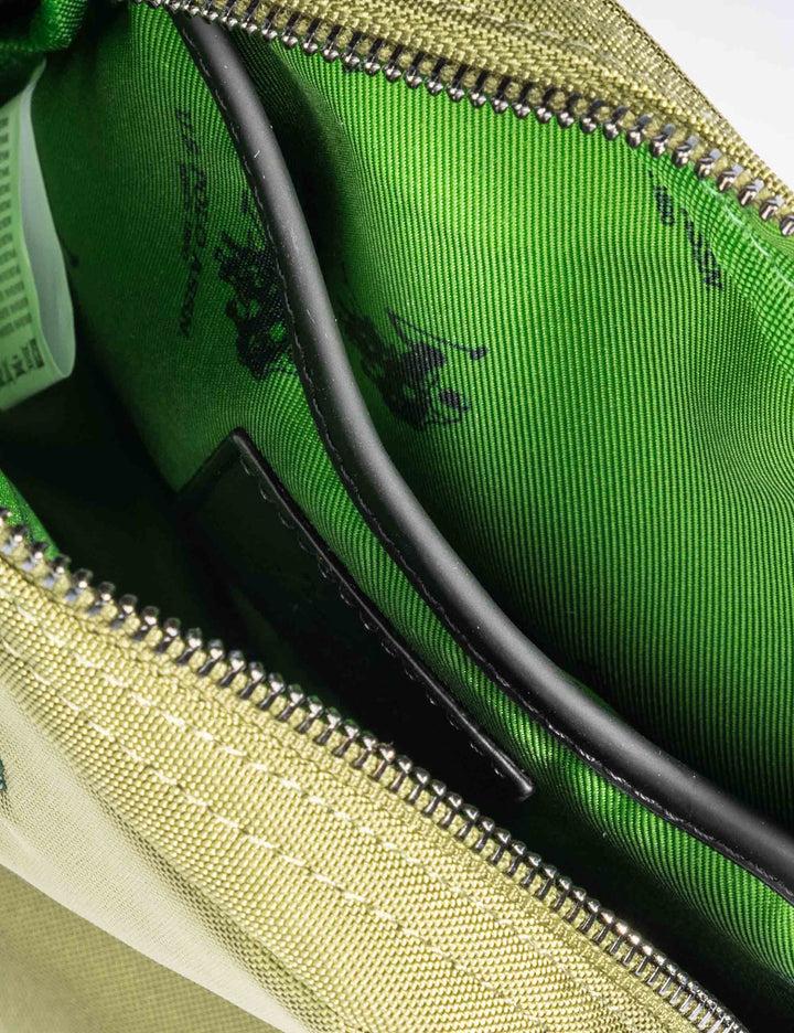 Spatarella Borselli uomo Oliver in nylon verde Limitato a 3 giorni
