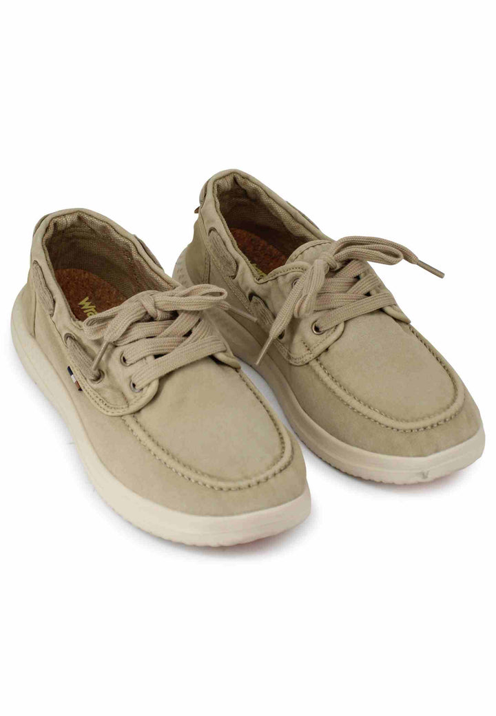 Spatarella Sneakers uomo Kona Boat in tessuto sabbia con suola in gomma ultra leggera Sconti questo mese