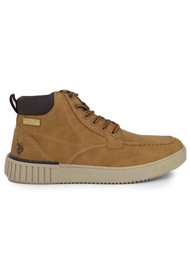 Spatarella Stivaletti stringati uomo in eco pelle cuoio Promozione