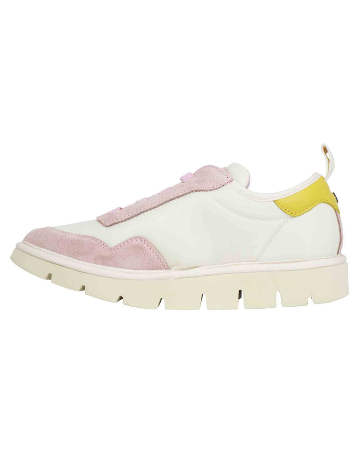 Spatarella Sneakers donna in tessuto off white Sconto