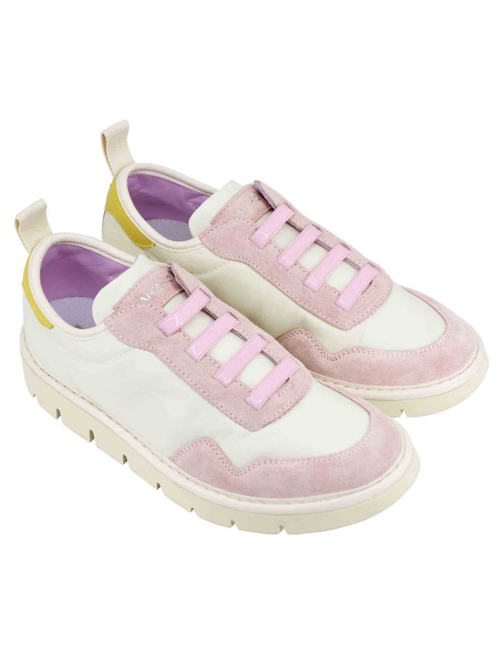 Spatarella Sneakers donna in tessuto off white Sconto