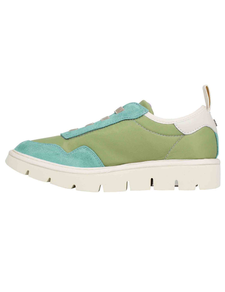 Spatarella Sneakers donna in tessuto verde Offerta