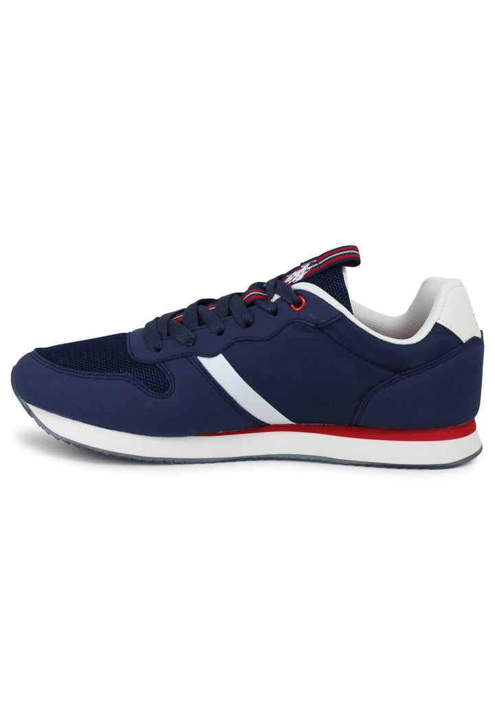 Spatarella Sneakers uomo in tessuto tecnico blu con suola running Offerta San Valentino