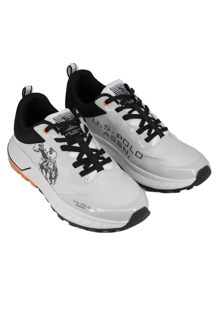 Spatarella Sneakers uomo in tessuto tecnico bianco Offerta Anniversario