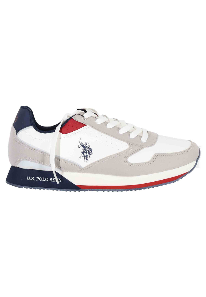Spatarella Sneakers uomo in tessuto bianco Offerta migliore