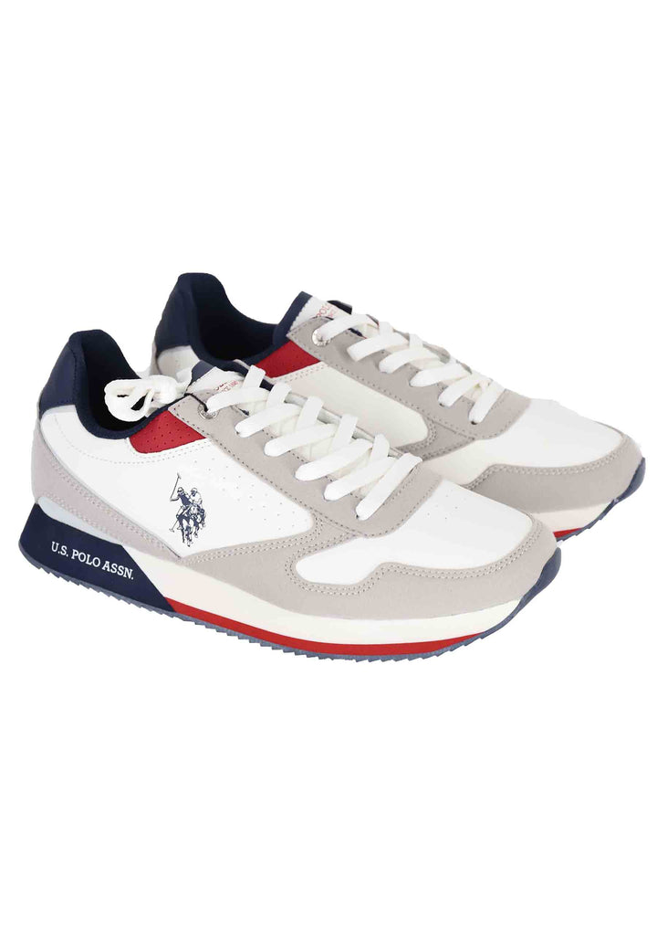 Spatarella Sneakers uomo in tessuto bianco Offerta migliore