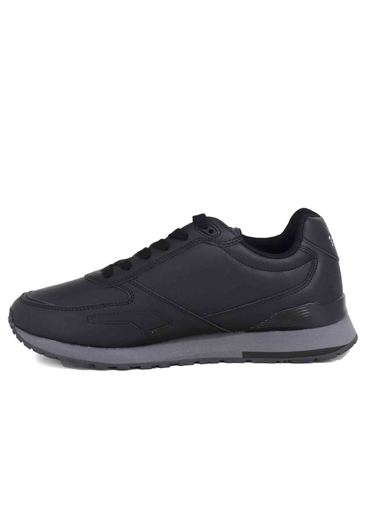 Spatarella Sneakers uomo in eco pelle nero Lightning offer