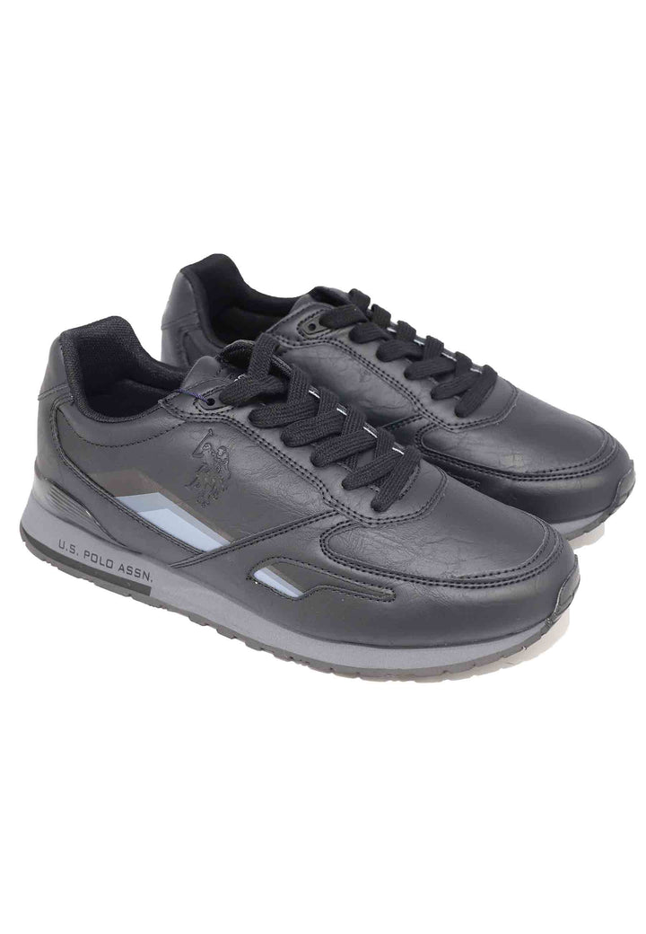 Spatarella Sneakers uomo in eco pelle nero Lightning offer