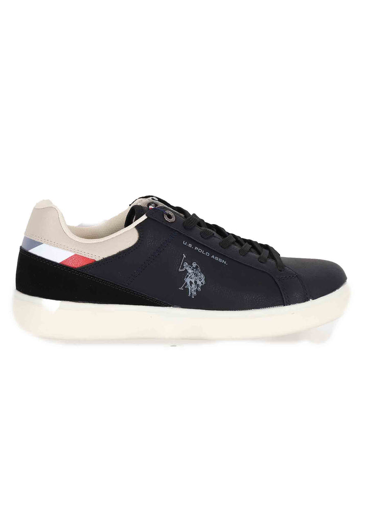 Spatarella Sneakers uomo in eco pelle nero Nuovi prodotti