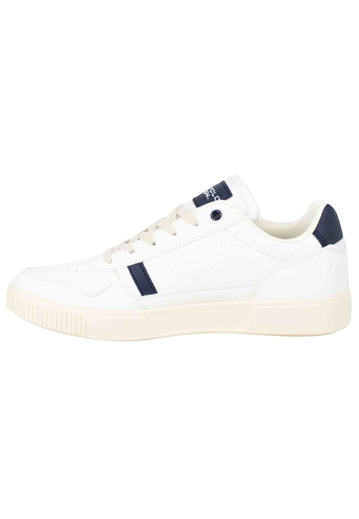 Spatarella Sneakers uomo in eco pelle e tessuto bianco Offerte stagionali