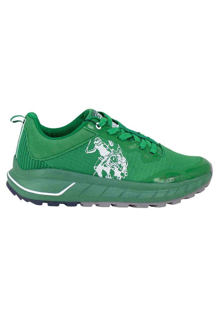 Spatarella Sneakers uomo in camoscio e tessuto verde Comprane uno, ottenene uno gratis