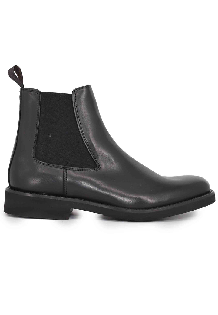 Spatarella Stivaletti chelsea boot uomo in pelle nera con suola ultra leggera Offerta Pasqua