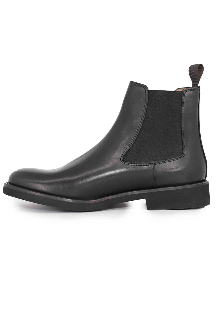 Spatarella Stivaletti chelsea boot uomo in pelle nera con suola ultra leggera Offerta Pasqua