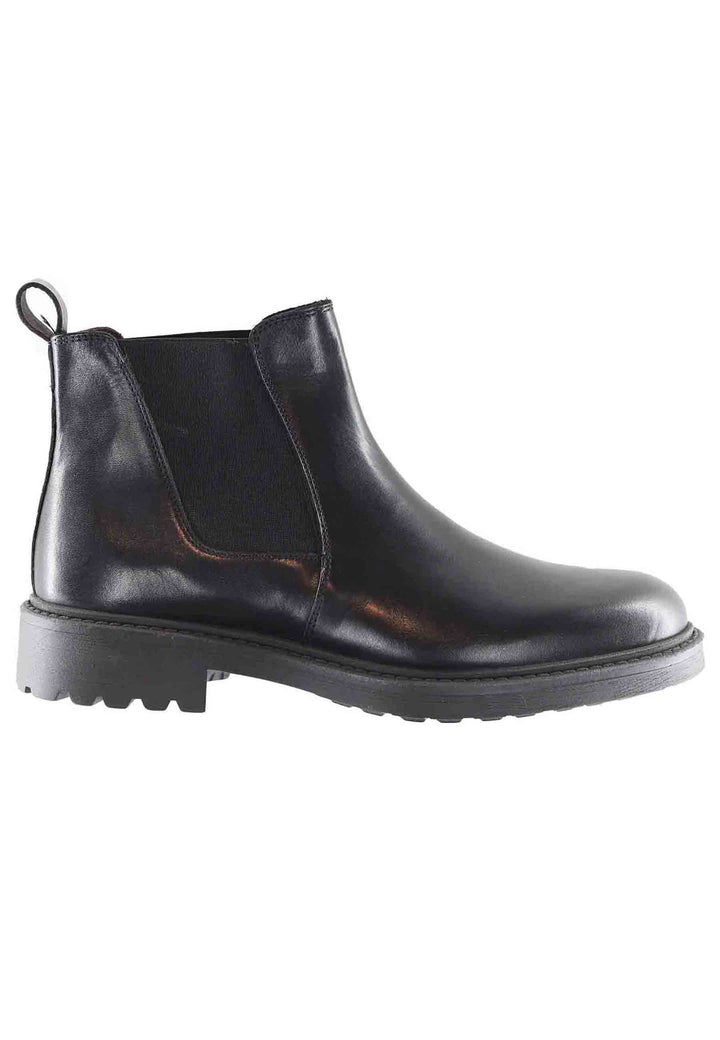 Spatarella Stivaletti chelsea boot uomo in pelle nera con suola carrarmato Offerta per la Festa della Mamma