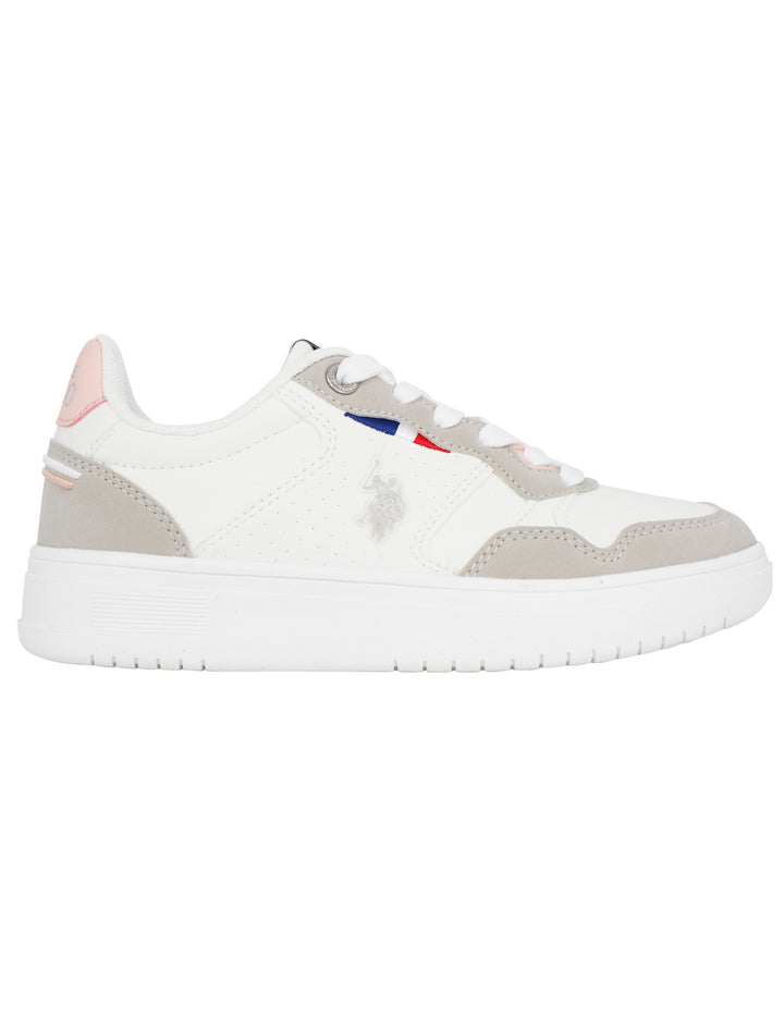 Spatarella Sneakers donna in eco pelle vintage beige Online Outlet