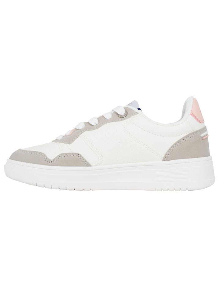 Spatarella Sneakers donna in eco pelle vintage beige Online Outlet
