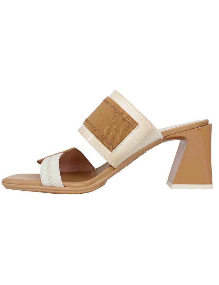 Spatarella Sandali donna in pelle cuoio a doppia fascia con fibbia laterale Comprane uno, ottenene uno gratis
