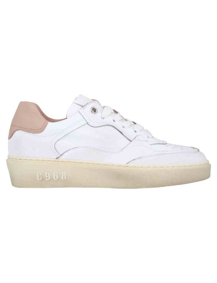 Spatarella Sneakers donna in pelle bianca Offerte giornaliere