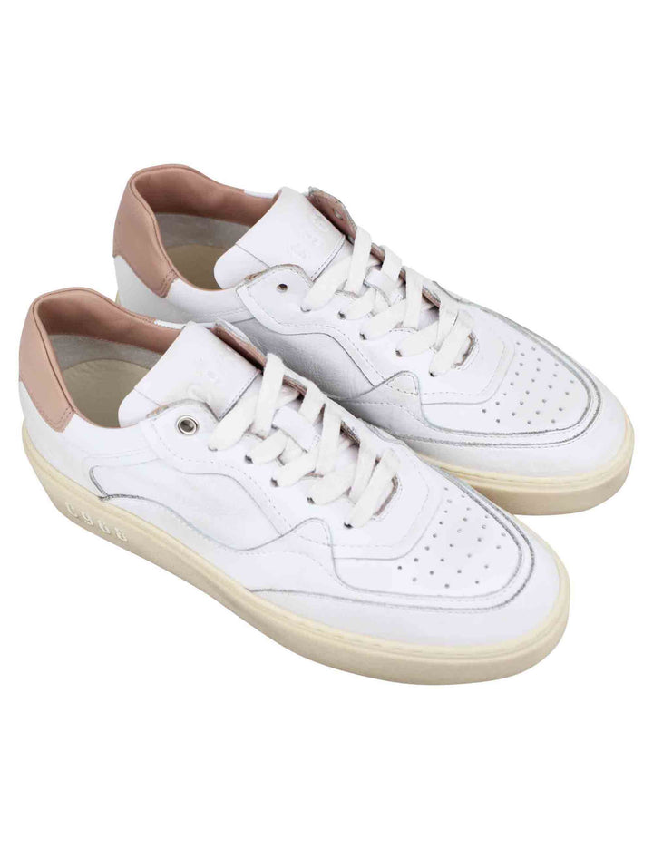 Spatarella Sneakers donna in pelle bianca Offerte giornaliere