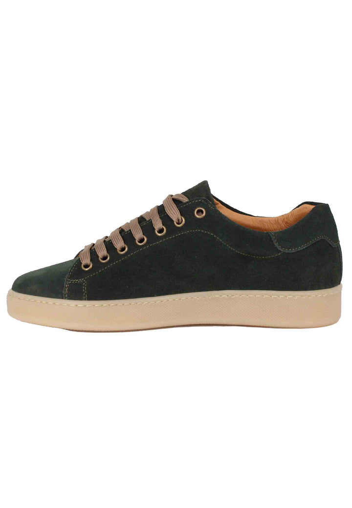 Spatarella Sneakers uomo in camoscio verde con fondo in gomma Only for today