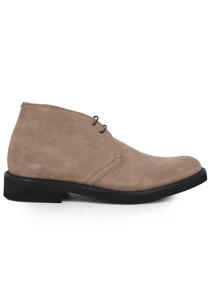 Spatarella Polacchine uomo in camoscio beige con suola in gomma ultra leggera Trasporto libero internazionale