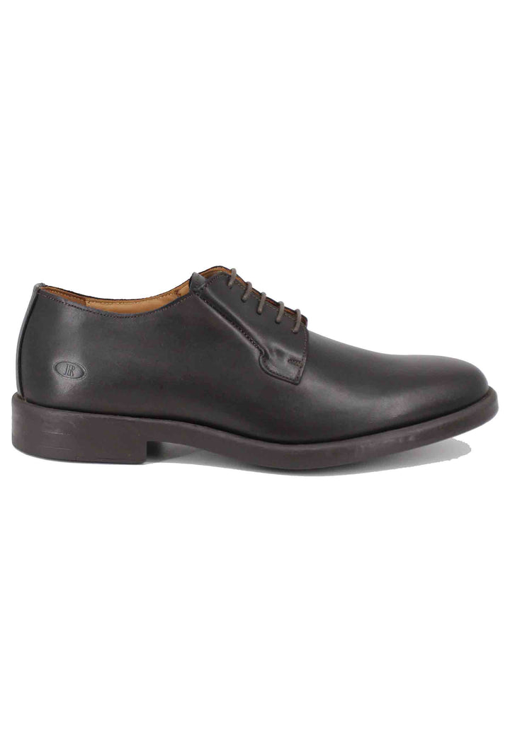 Spatarella Stringate uomo in pelle marrone con fondo gomma Offerta Anniversario