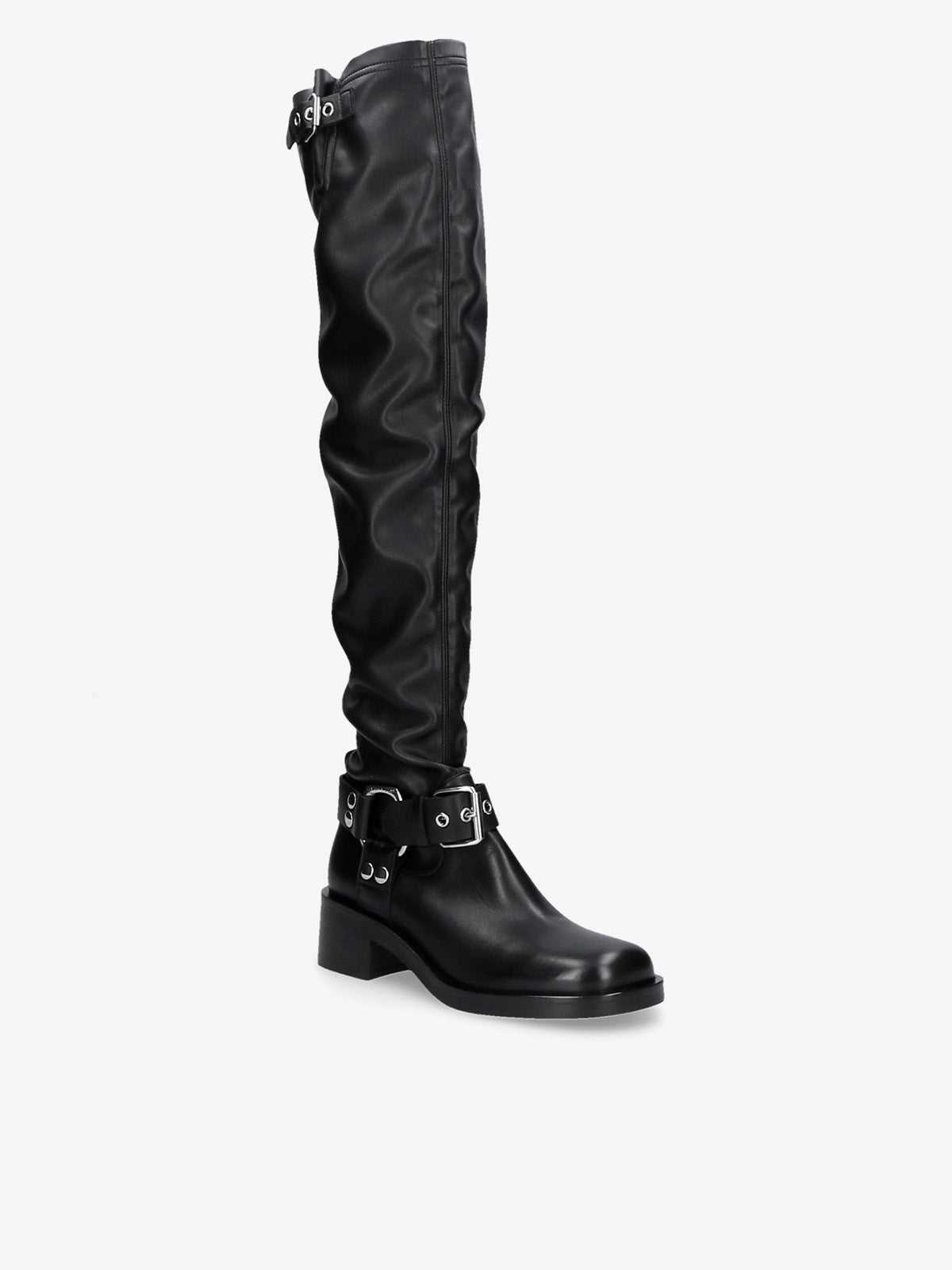 Strategia REBEL STIVALE CUISSARDES BIKER Affare Del Giorno
