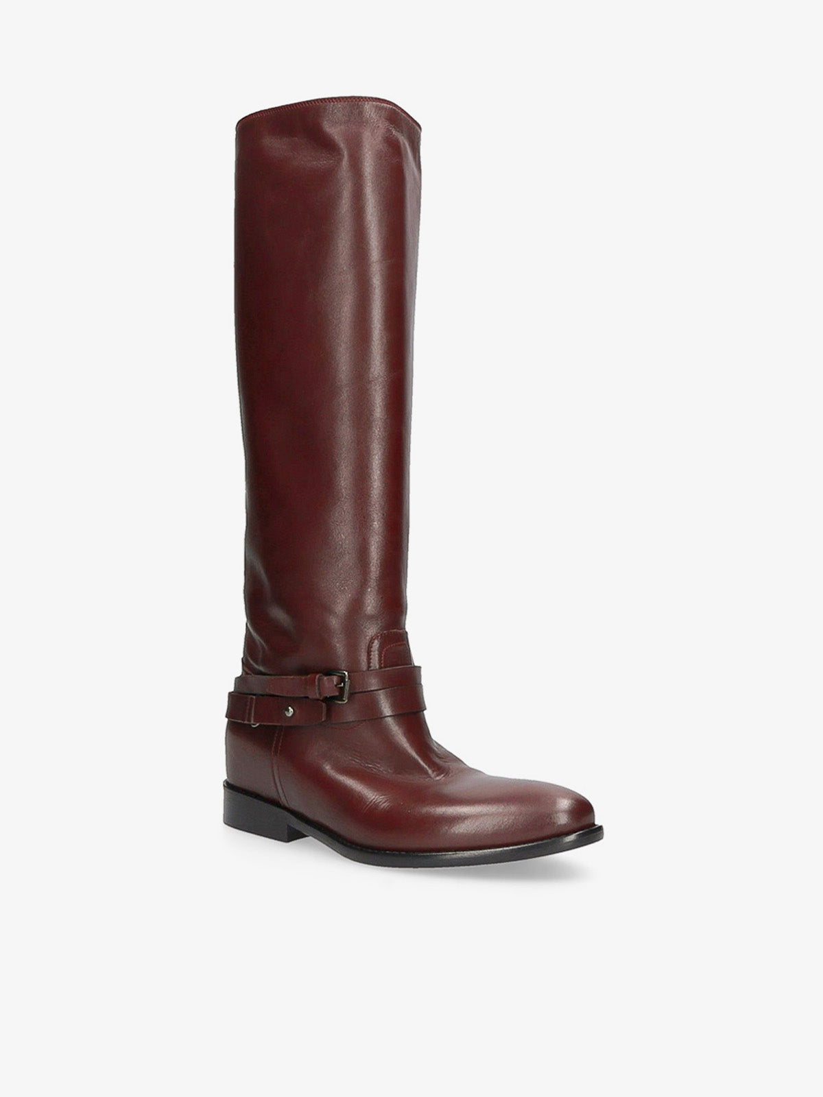 Strategia REINS STIVALE TEXANO IN PELLE BORDEAUX Sottocosto