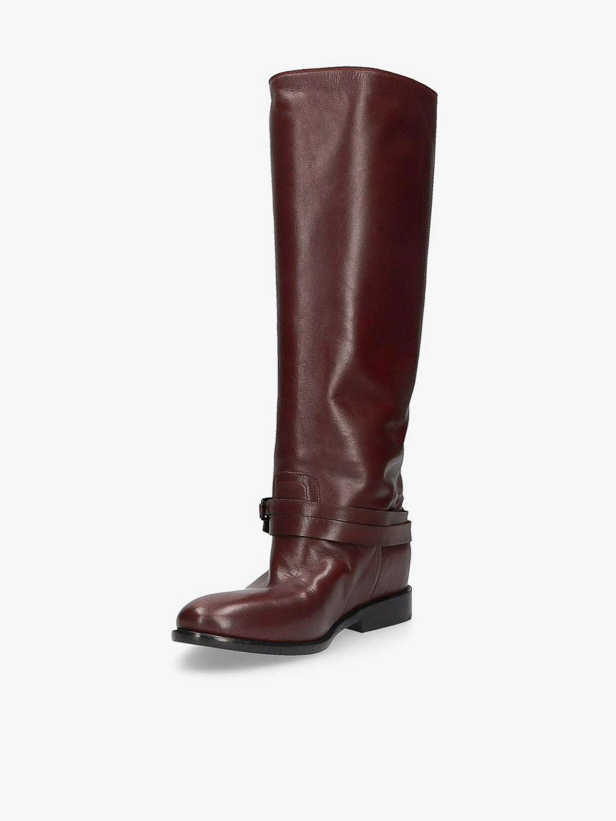 Strategia REINS STIVALE TEXANO IN PELLE BORDEAUX Sottocosto