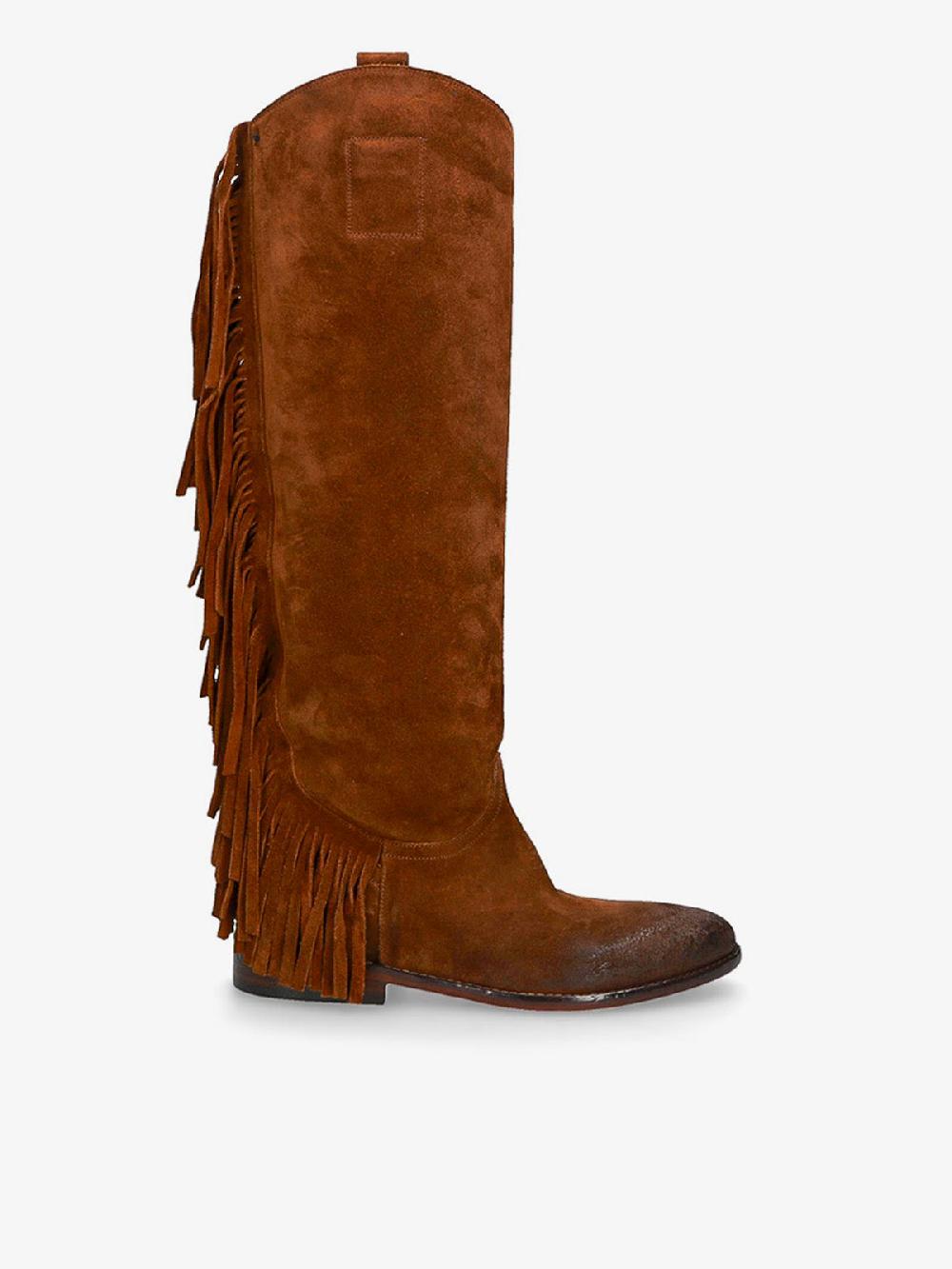 Strategia GIPSY STIVALE CON FRANGE MARRONE Online