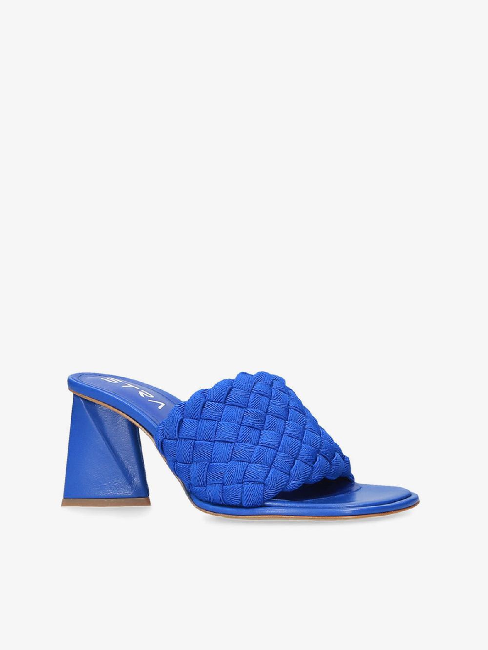 Strategia Sandalo Mules Blu Elettrico Qualità Garantita