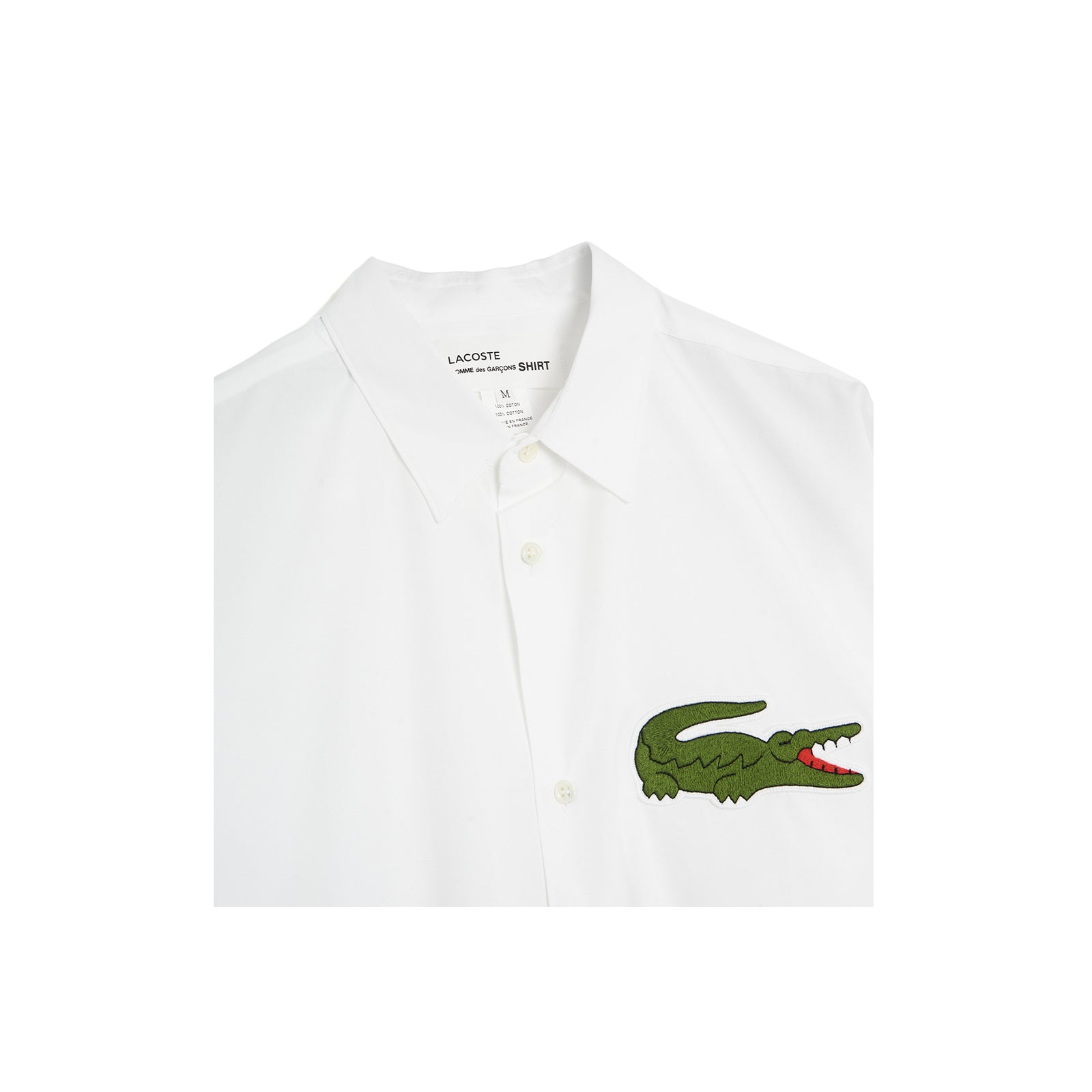 CDG Shirt x Lacoste Men's Woven Shirt Ritorno libero