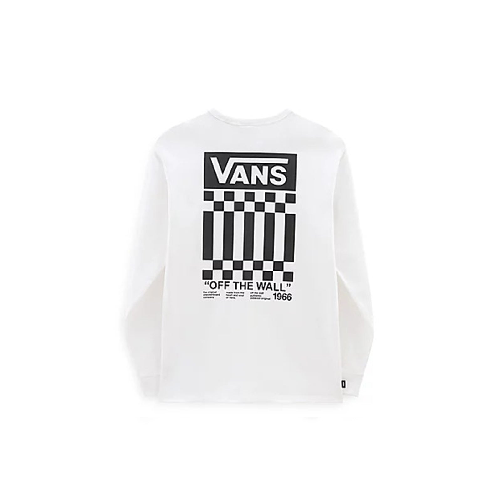 Vans Off The Wall Check Graphic LS Tee Discount Store per i nuovi prodotti