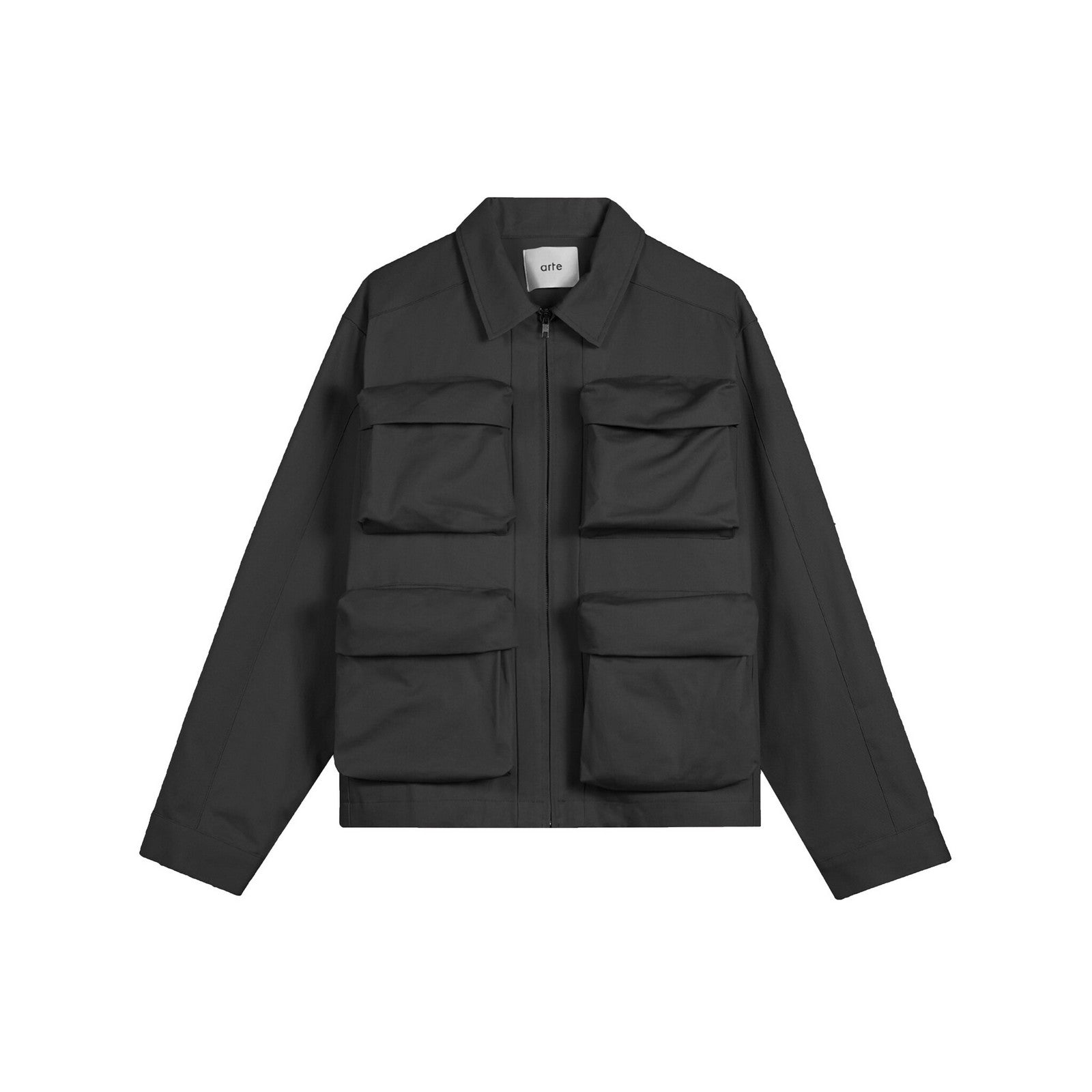 Arte 3D Pockets Cotton Jacket Affare Del Giorno