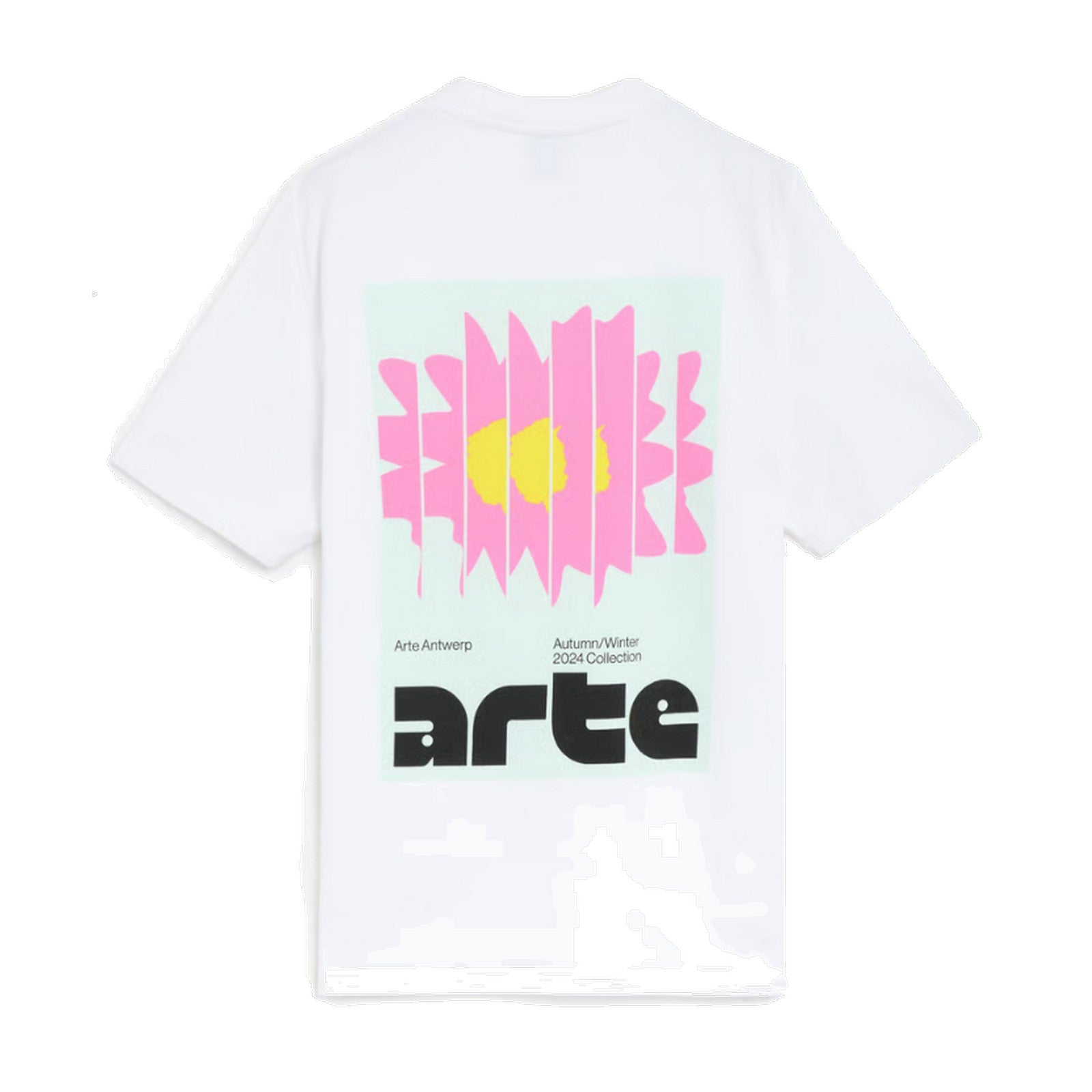 Arte Back Square Print T-Shirt Novità