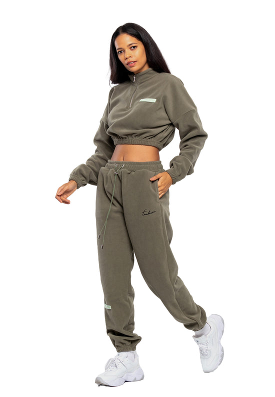 Tom Barron Completo cropped in pile oversize Shopping Online